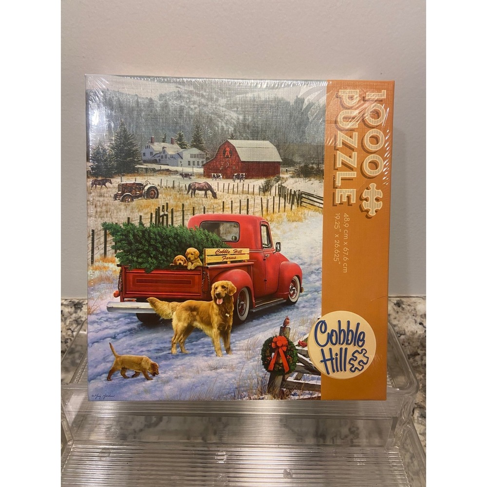 Christmas Puppy Dogs 1000 pc Puzzle NEW SEALED